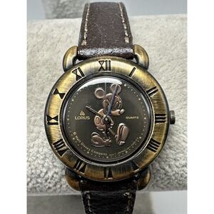 Lorus V811-4290 Disney Mickey Mouse Vintage Ladies Rare New Battery 27MM 6.75"Q